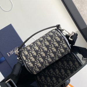 Diro Oblique Roller  Barrel Crossbody Bag-17*11.5*11.5CM