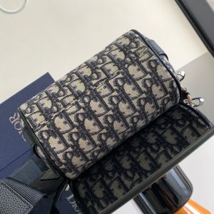 Diro Oblique Roller Barrel Crossbody Bag-17*11.5*11.5CM - Image 4