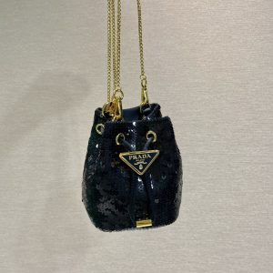 Prada Sequin Bucket 1NR016 Bag-10*12*7CM - Image 2