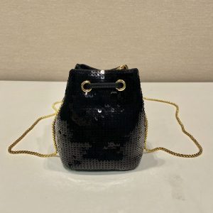 Prada Sequin Bucket 1NR016 Bag-10*12*7CM - Image 5
