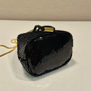 Prada Sequin Bucket 1NR016 Bag-10*12*7CM - Image 6