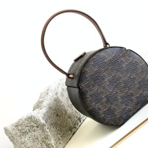 Celin* Round Box Triomphe Bag-12x12x9CM - Image 3