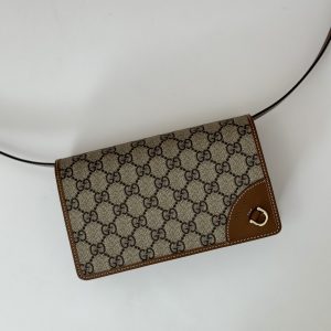 Gucci GG Emblem Bag-20*12.5*5CM - Image 4