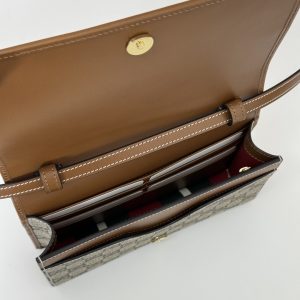 Gucci GG Emblem Bag-20*12.5*5CM - Image 6