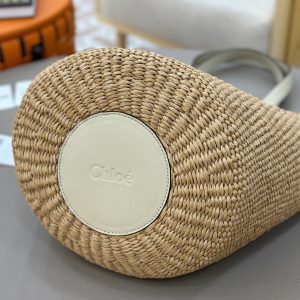 Chloé Horse Medal Basket In Natural Fibers-46*27*30CM - Image 6
