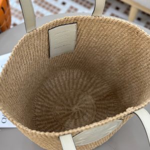 Chloé Horse Medal Basket In Natural Fibers-46*27*30CM - Image 7