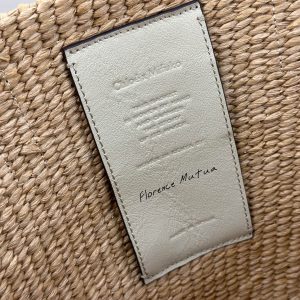 Chloé Horse Medal Basket In Natural Fibers-46*27*30CM - Image 8