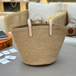 Chloé Horse Medal Basket In Natural Fibers-46*27*30CM - Image 6