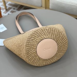 Chloé Horse Medal Basket In Natural Fibers-46*27*30CM - Image 5