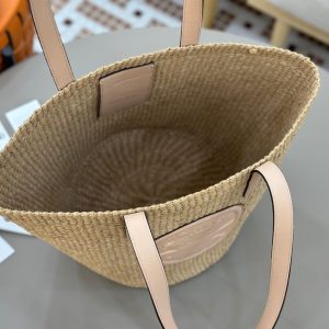Chloé Horse Medal Basket In Natural Fibers-46*27*30CM - Image 7