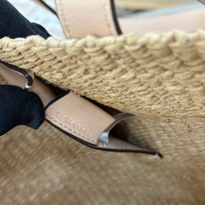 Chloé Horse Medal Basket In Natural Fibers-46*27*30CM - Image 9