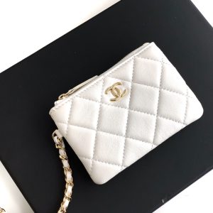 Ch@nel 2025SS Clutch With Chain Bag-15x22x6CM - Image 6