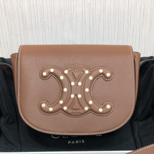 Celina Cuir Triomphe Bag-18.5*15*7CM - Image 8