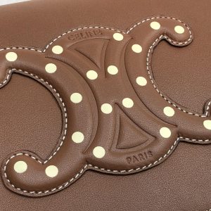 Celina Cuir Triomphe Bag-18.5*15*7CM - Image 9