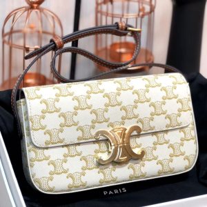 Celin Triomphe Shoulder Bag 2021S-20*10*4CM - Image 4