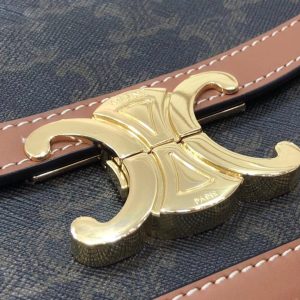 Celin Triomphe Shoulder Bag-18.5X 14 X 6CM - Image 3