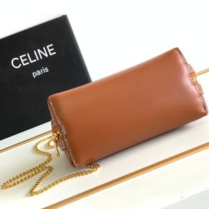 Celin Triomphe Shell Bag-16 X 11X 8CM - Image 4