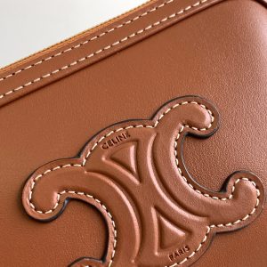 Celin Triomphe Shell Bag-16 X 11X 8CM - Image 5