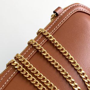 Celin Triomphe Shell Bag-16 X 11X 8CM - Image 8