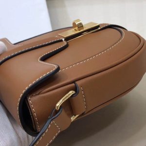 Celin Besace 16 Bag in Natural Calfskin -19*17*6CM - Image 5