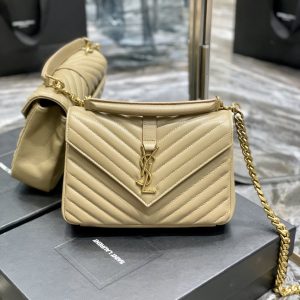 YS L Monogram College Bag-24*17*7CM