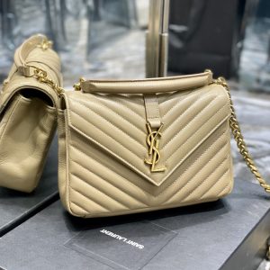 YS L Monogram College Bag-24*17*7CM - Image 6