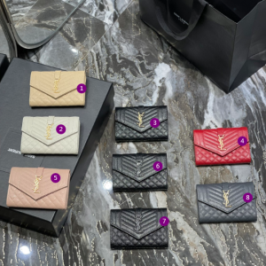 YSL Wallet-A026K -13.5*9.5*3CM