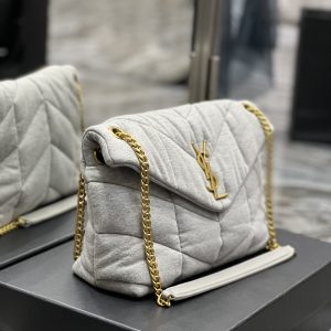 YSL Large Loulou Puffer-29*17*11CM - Image 3