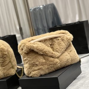 YSL Large Loulou Puffer-35*23*13.5CM - Image 3