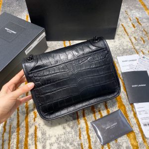 YSL Niki Lambskin Leather-22×16.5×7.5&28×20.5×8.5CM - Image 5