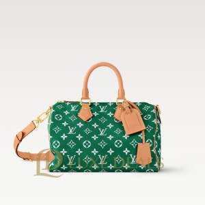 LOUIS VUITTON SPEEDY P9 BANDOULIÈRE 30 M14077 (32*22.5*18cm) Green - Image 5