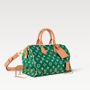 LOUIS VUITTON SPEEDY P9 BANDOULIÈRE 30 M14077 (32*22.5*18cm) Green - Image 4