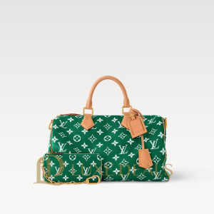 LOUIS VUITTON SPEEDY P9 BANDOULIÈRE 30 M14077 (32*22.5*18cm) Green - Image 2